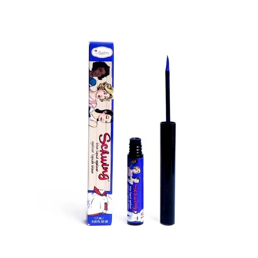 The Balm Schwing Schwing Eyeliner liquido a lunga durata blu, 1,7ml