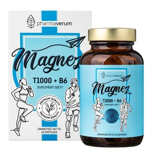 Magnesium T1000 + B6, 60 capsules