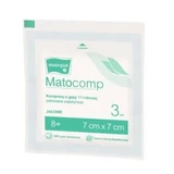 Compresor de gas Matocomp 17 hilos, 8 capas, 7 x 7 cm, 3 piezas - ¡Larga duración!