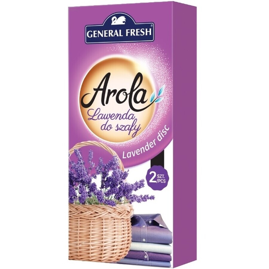 General Fresh, Kleiderschrank-Erfrischer, Lavendel, 2 Stück
