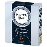 Preservativos Mister Size, 57 mm, 3 unidades