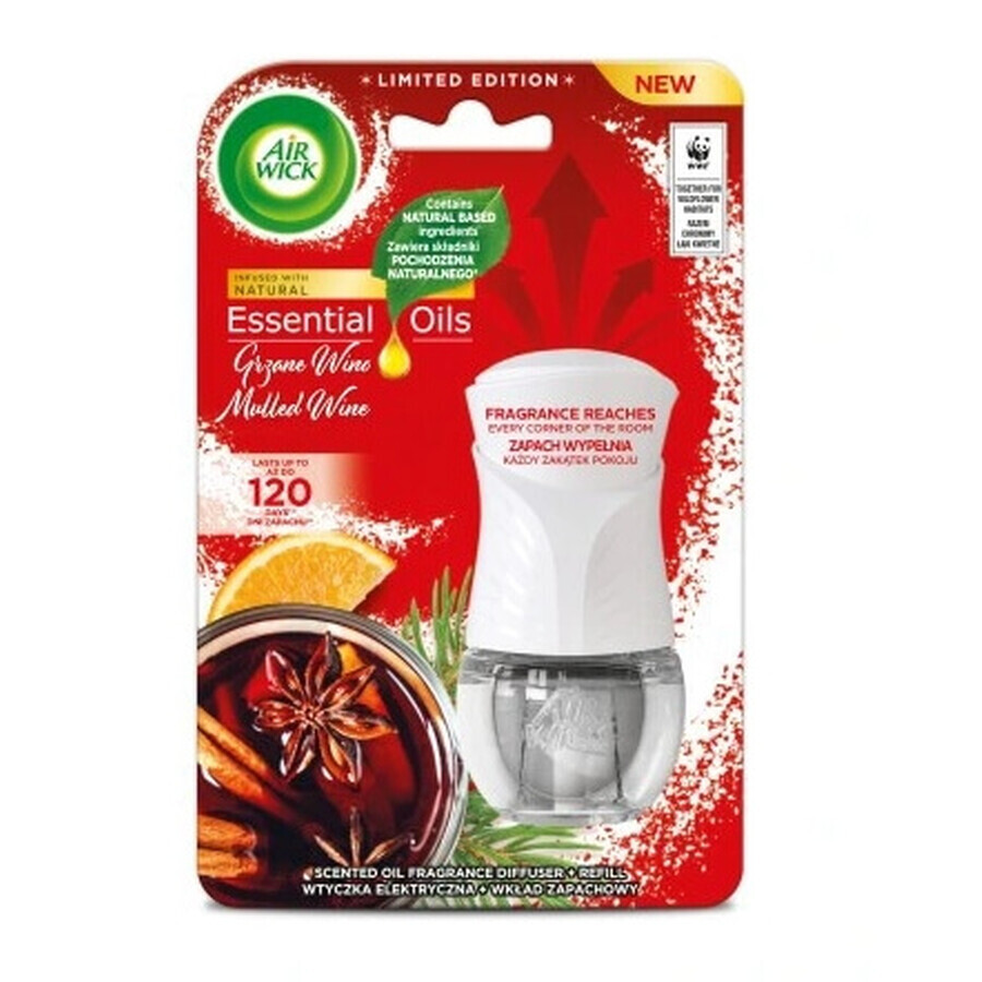 Air Wick, elektrische koeler + wijnverwarmingspatroon, 19 ml