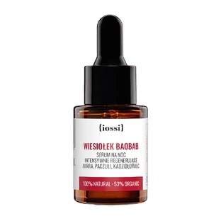 Iossi Wiesioek amp; Baobab Ser de noapte regenerant intensiv, 10ml