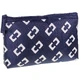Inter Vion Geometric Cosmetic Envelope Bag Navy Blue S