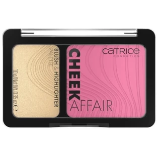 Catrice Cheek Affair 010 Love At First Swipe Blush and Highlighter Palette 010 Love At First Swipe, 10 g