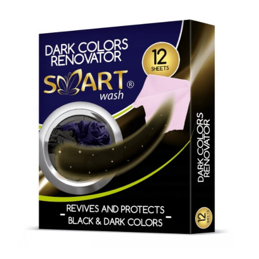 Smart Wash, Tücher für dunkle Farben, 12 Stück