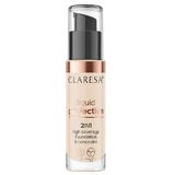 Claresa 2en1 corrector y base de maquillaje 102 Warm Medium, 34g