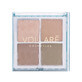 Vollare Crystal Clear Clear Nude Eyeshadow Palette, 4.8g