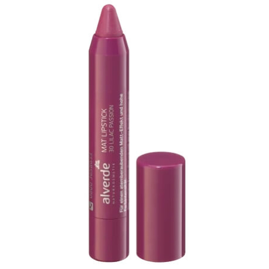 Alverde, Rossetto opaco, Lilac Passion 30, 4ml