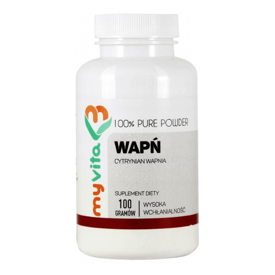 MyVita, Wap, Calcium Citrate, 100g