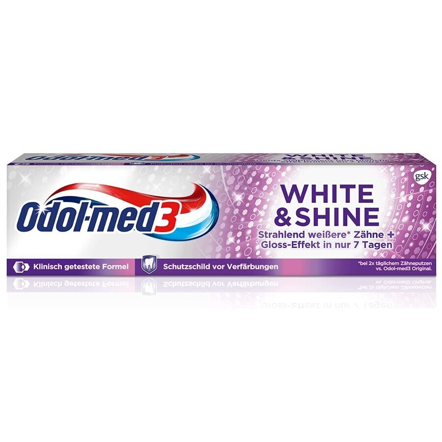 Odol-med3, White amp; Shine, toothpaste, 75ml