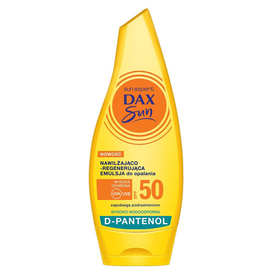 Dax Sun hydraterende en regenererende zonnebrand Dax Sun SPF50, 175ml