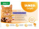 Iams, Croquettes pour chats adultes, 12 x 85g