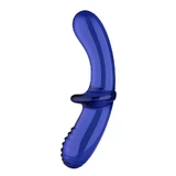 Satisfyer Double dildo in light blue crystal glass, 1 pc