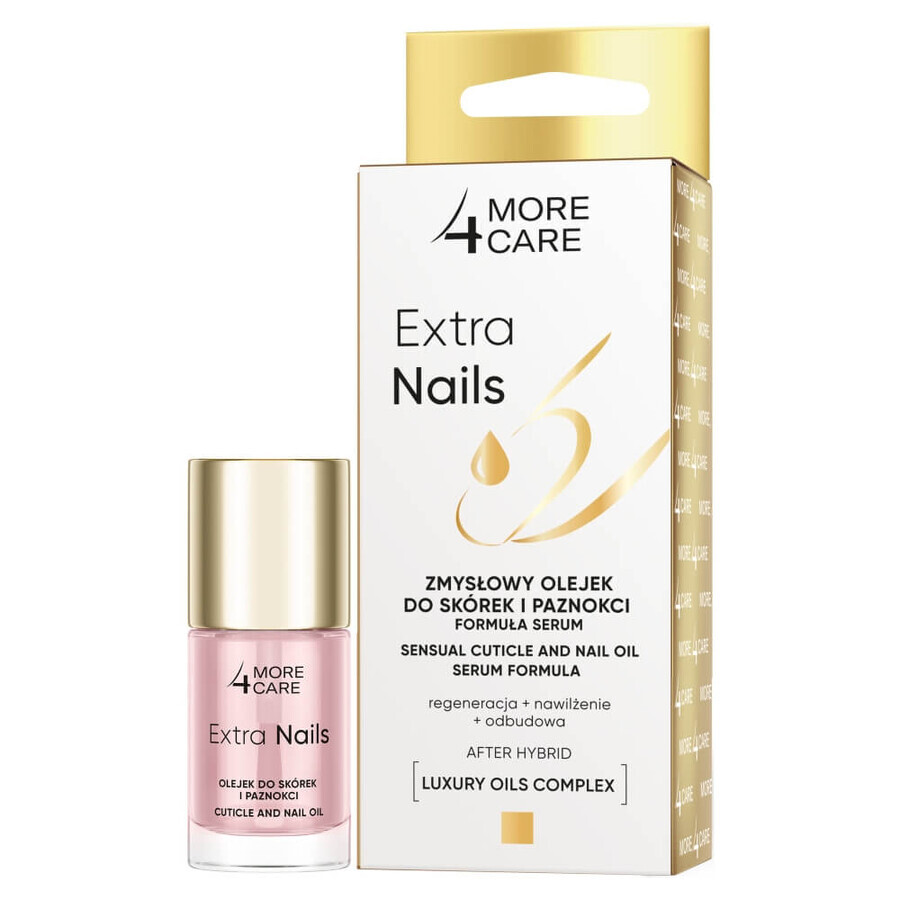 More4Care Extra Nails Ulei senzual pentru cuticule și unghii, 10ml