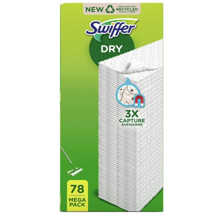 Paños para mopa seca Swiffer, 78 piezas