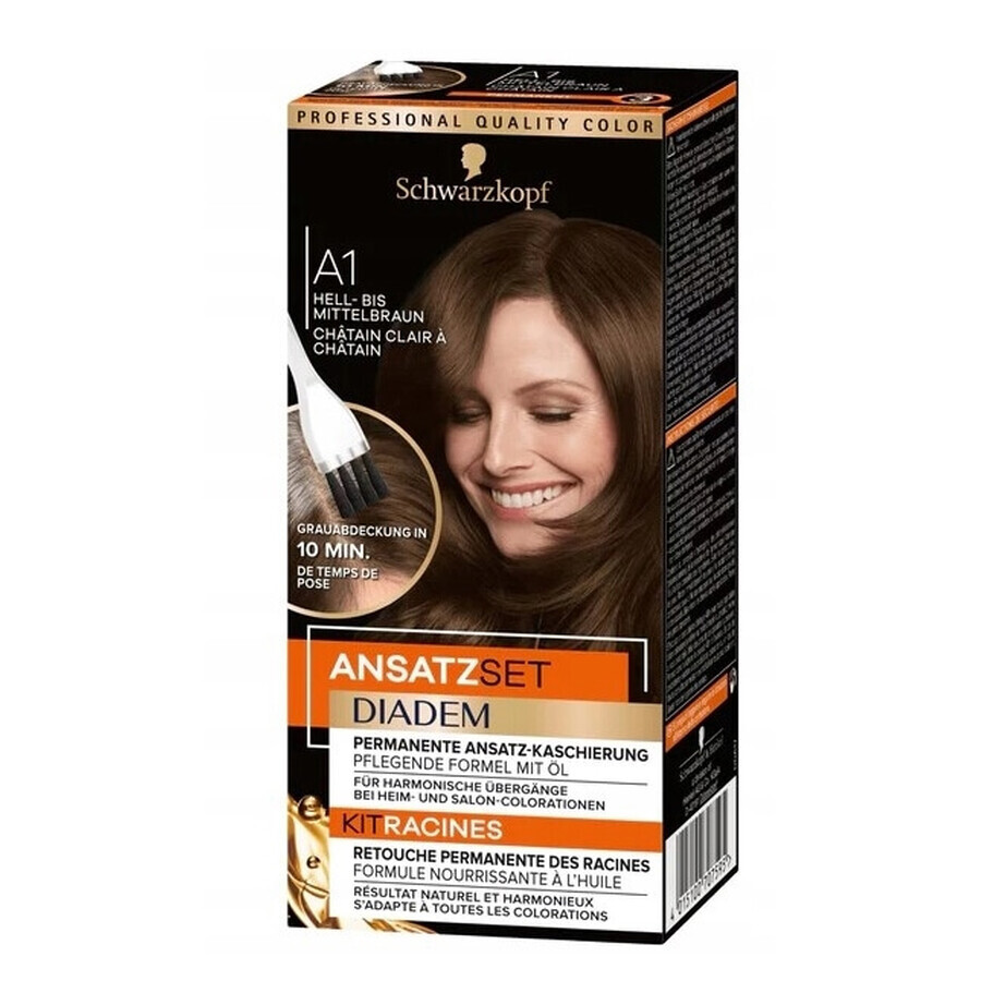 Shop Schwarzkopf, Diadem, A1 helle bis rötliche Farbe für den Bauch, 22ml Schwarzkopf, Diadem, A1 helle bis rötliche Farbe für den Bauch, 22ml