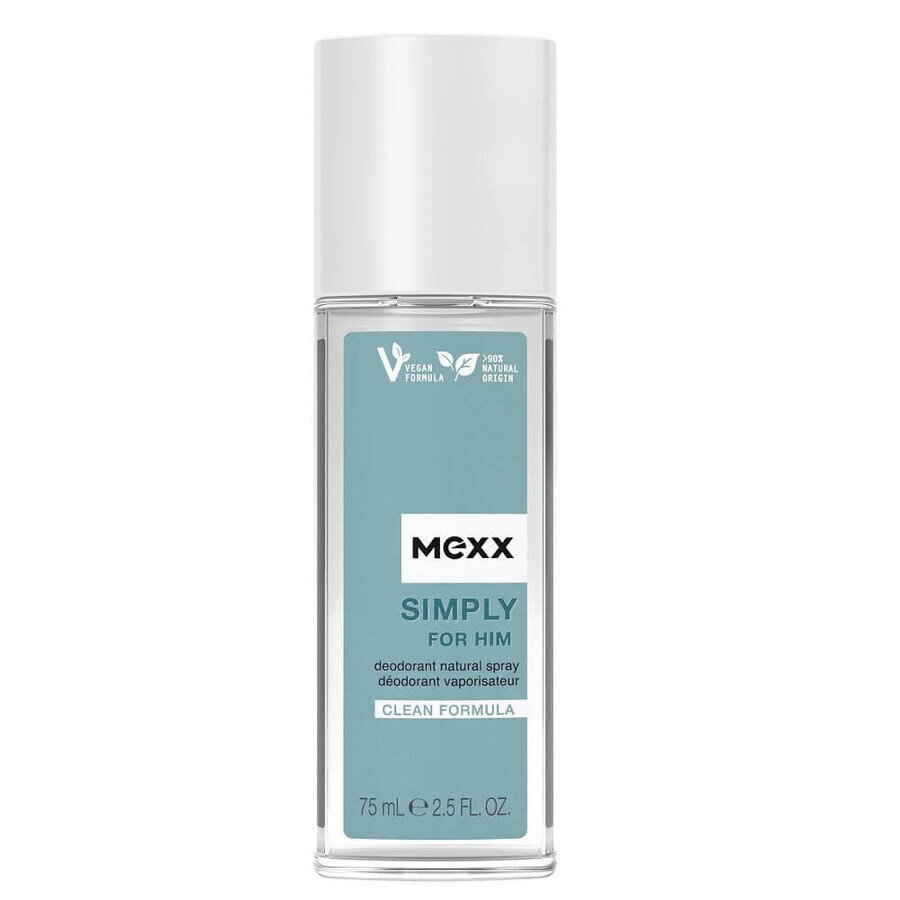 Mexx Simply For Him Deodorant în ceață, 75ml