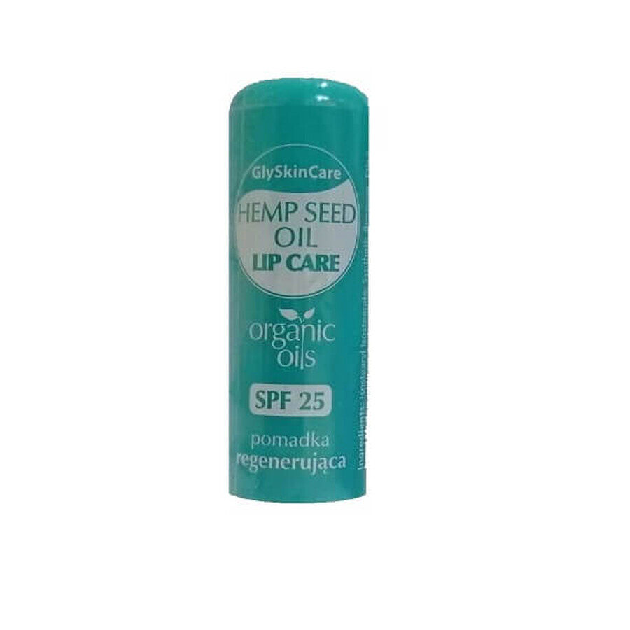 Oli biologici GlySkinCare, rossetto protettivo, rigenerante, 4,9g