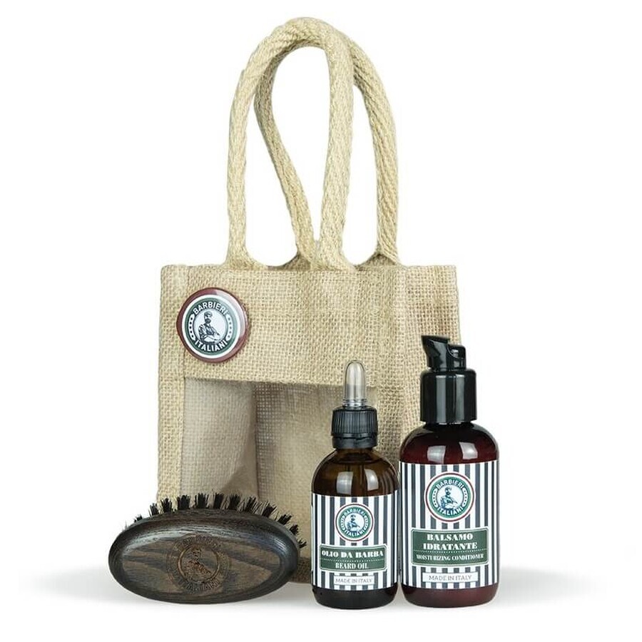 Buy Barbieri Italiani Jute bag with beard care products Barbieri Italiani Jute bag with beard care products