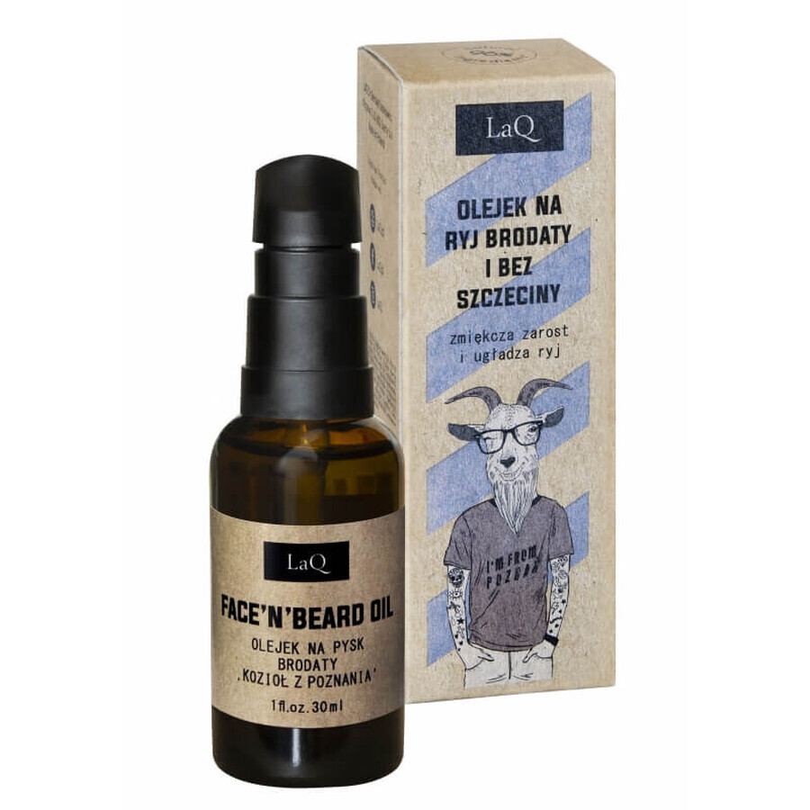 Huile à barbe LaQ Kozio, 30ml