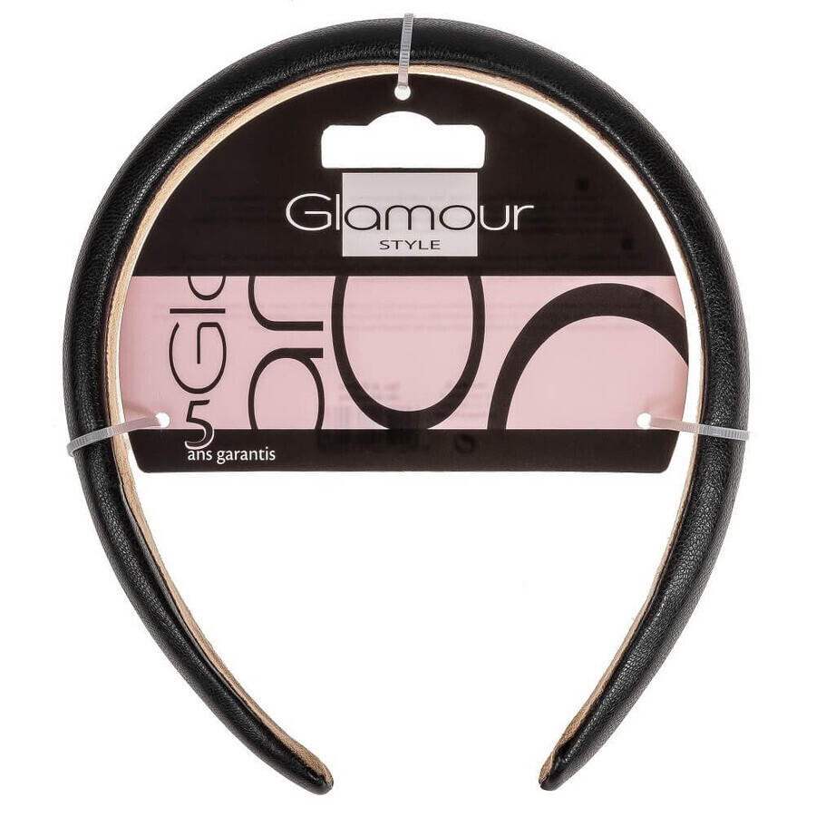 Glamour Faux Leather Wax Strip Black