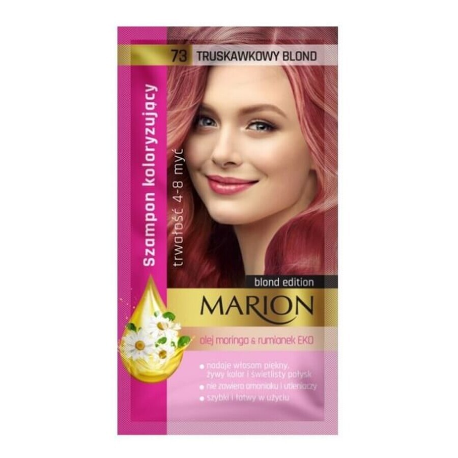 Marion, Champú colorante, 73 Rubio fresa, 40 ml