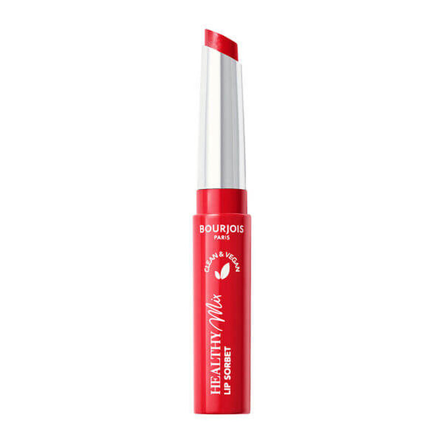 Bourjois Healthy Mix Clean Lip Sorbet ruj vegan 02 Red Freshing, 7.4g