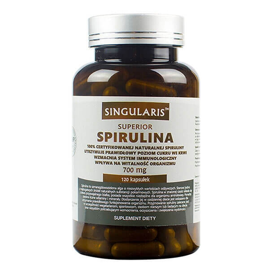 Singularis Superior, Spirulina, 120 Kapseln