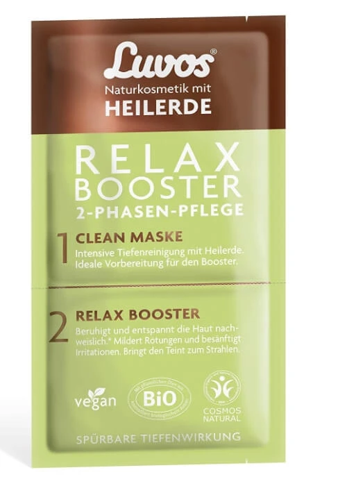 Luvos, Relax Booster, Mask, 2x 7.5ml