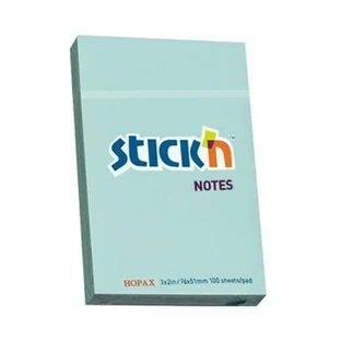 Stickn, Haftnotizblock, 100 Blatt pastellblau