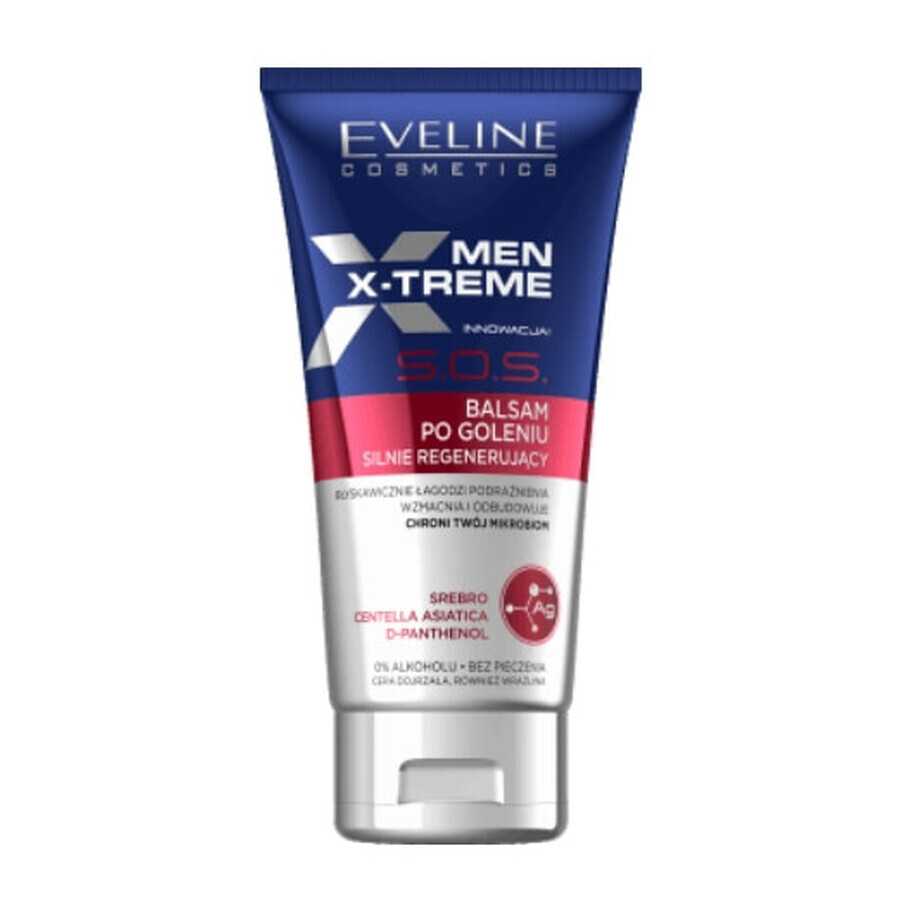 Eveline, Men X-Treme, SOS Baume après-rasage, puissant régénérant, 150 ml