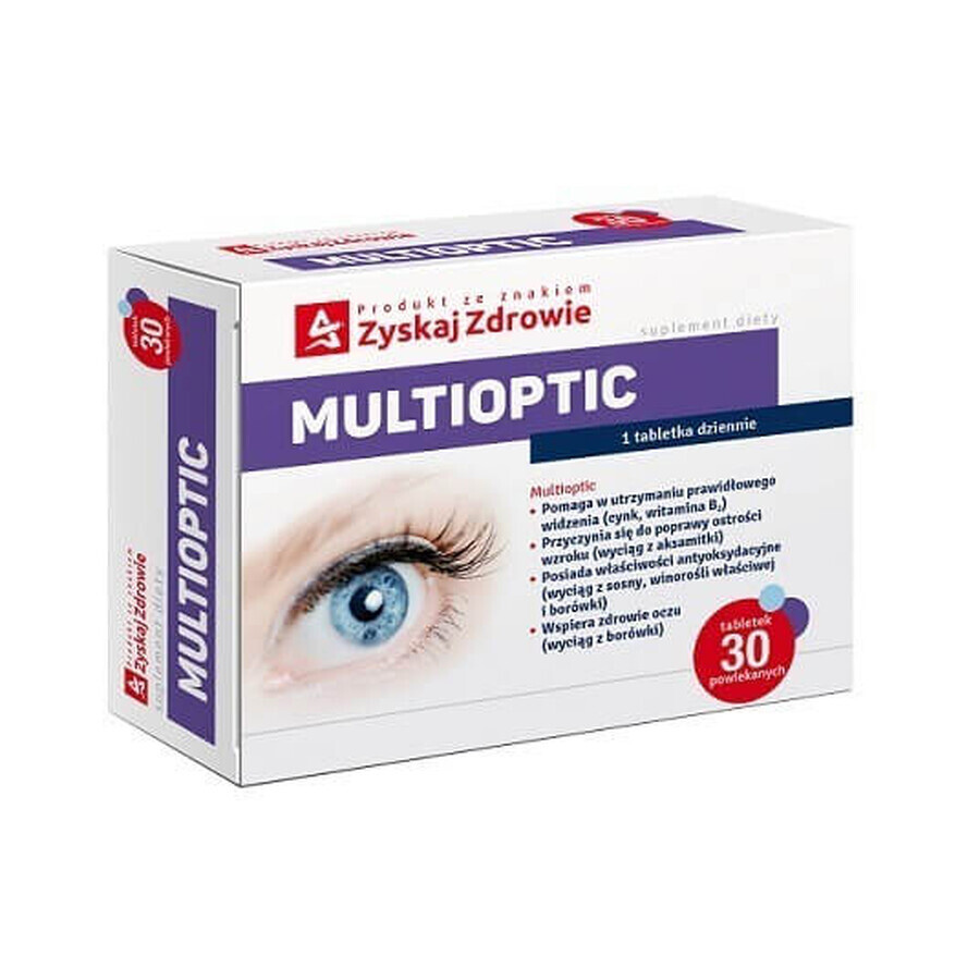 Multioptic, Gain Health, 30 tablets