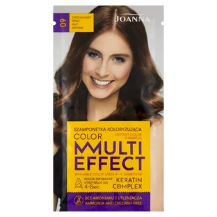 Joanna Multi Effect Shampoo Farbe 09 Walnuss Bir, 35g
