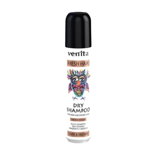 Venita Verse Droge Shampoo Donkerbruin, 75ml