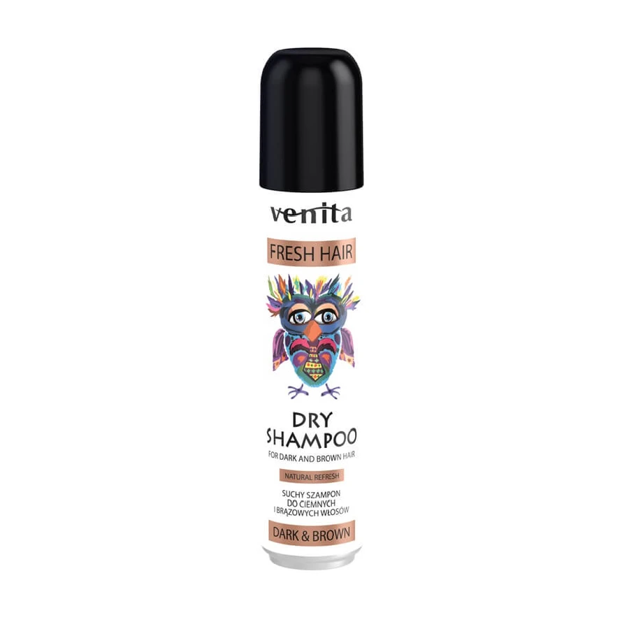 Venita Verse Droge Shampoo Donkerbruin, 75ml