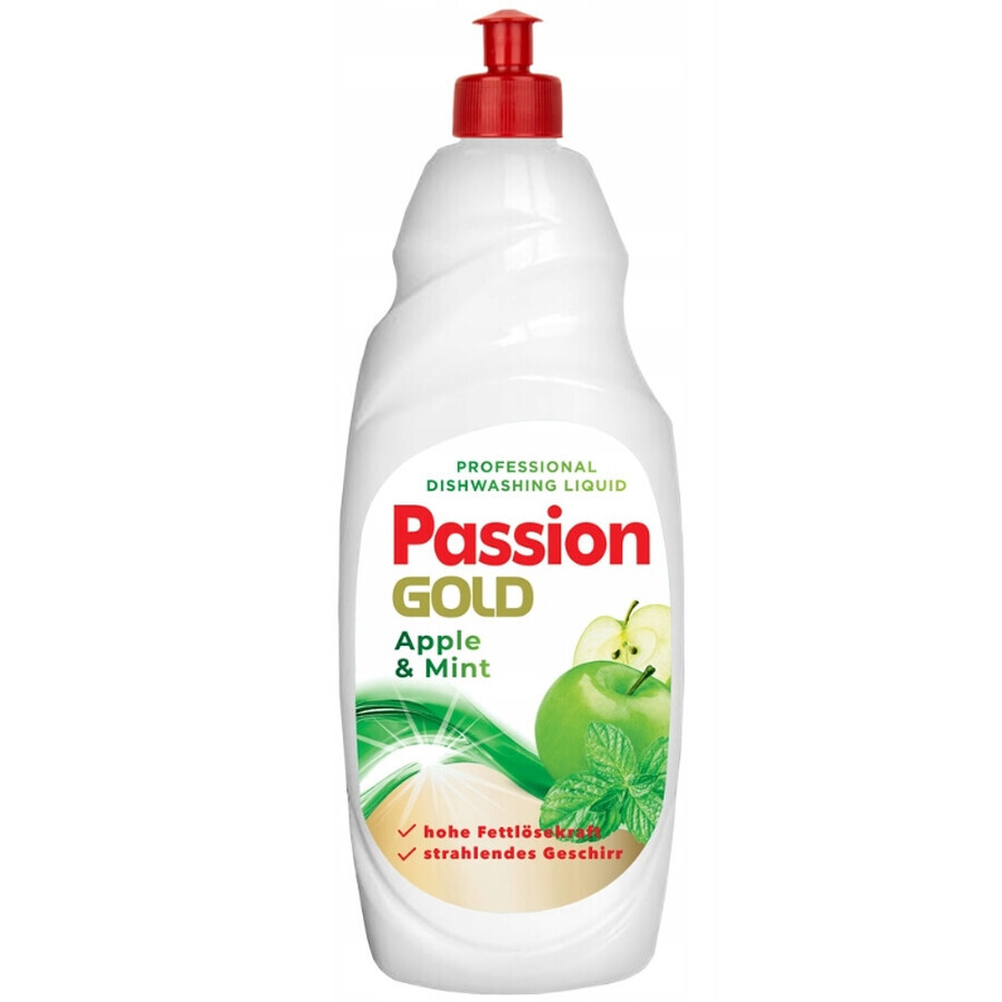 Passion Gold, Liquido per piatti alla menta, 850 ml