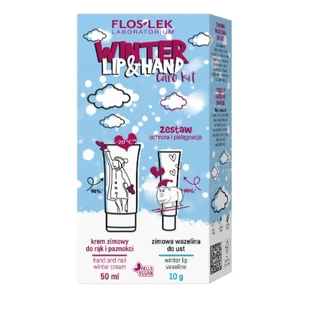 Flos-Lek Winter Lippen- en Handbeschermingscrème 50 ml + Vaseline 10g
