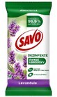 Savo, Toallitas desinfectantes, lavanda, 30 unidades