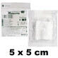Adhesive gauze pads, adhesive, 17 threads, 12 ply, Matocomp, 5x5cm, 3 stitches - Long lasting!