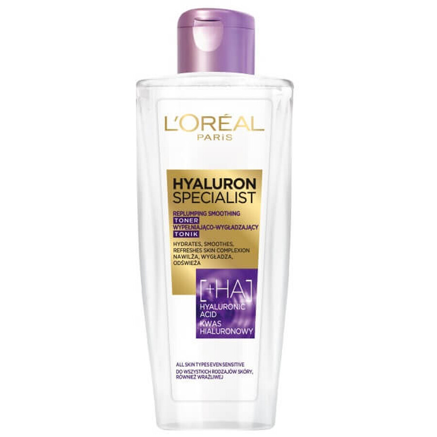Acquista L'Oreal Paris Hyaluron Specialist Tonico viso chiarificante e levigante, 200ml L'Oreal Paris Hyaluron Specialist Tonico viso chiarificante e levigante, 200ml