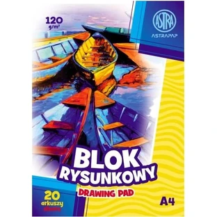 Tekenblok 120g/m2 A4, 20 vel