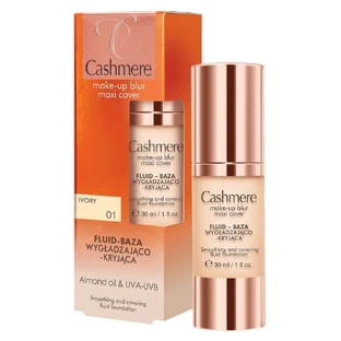 Cashmere Make-Up Blur Maxi Cover Fluid-Base 01 Ivory, 30ml