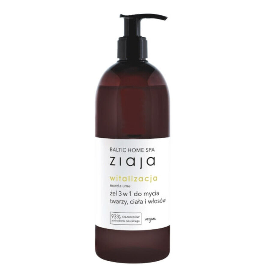 Ziaja, Baltic Home SPA SPA Vitalising el 3 in 1 für Gesicht, Körper und Haar, 500 ml - Lange Haltbarkeit!