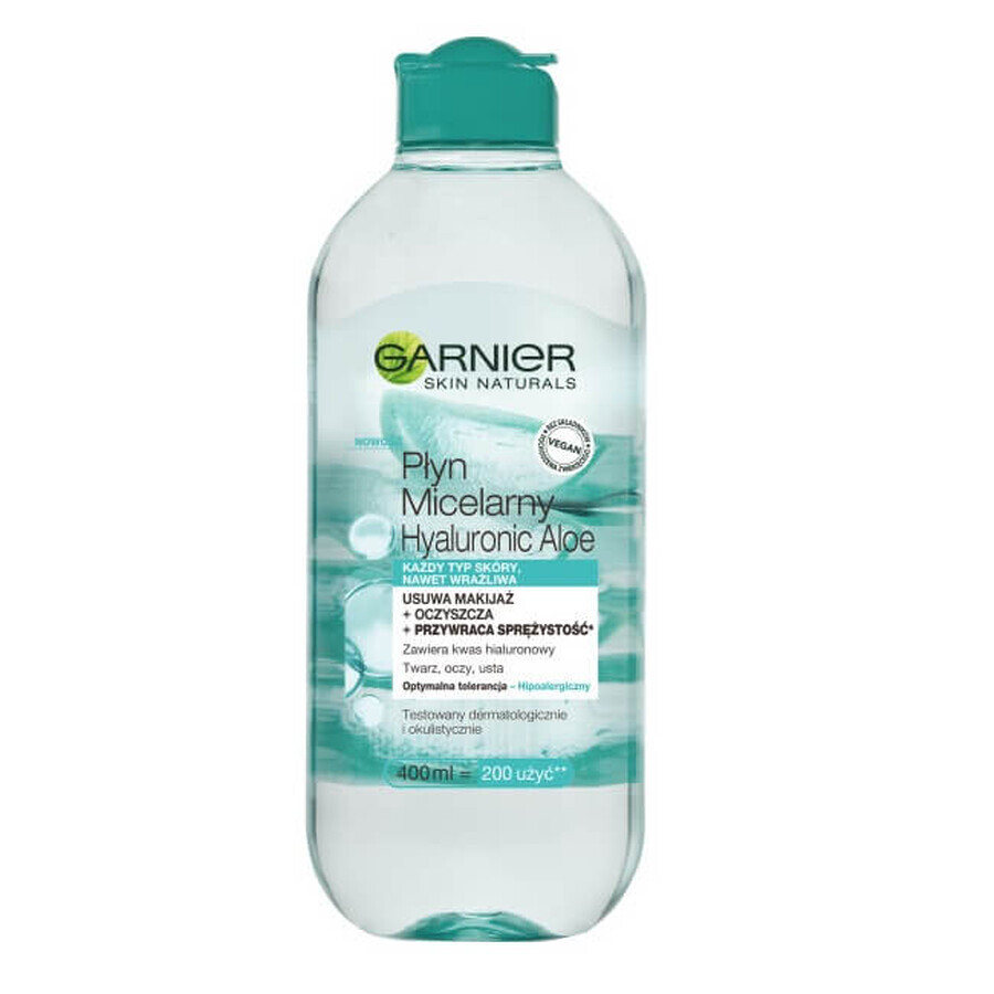Buy Garnier Hyaluronic Aloe Multifunctional Micellar Lotion, 400ml Garnier Hyaluronic Aloe Multifunctional Micellar Lotion, 400ml