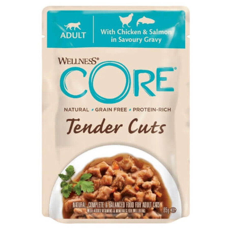 Wellness, Core, pâté pour chats, poulet et os, 85g