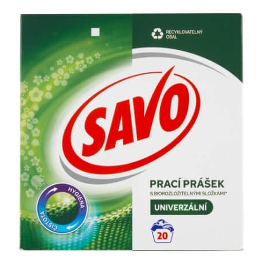 Savo, Universal washing powder, 1.4 kg