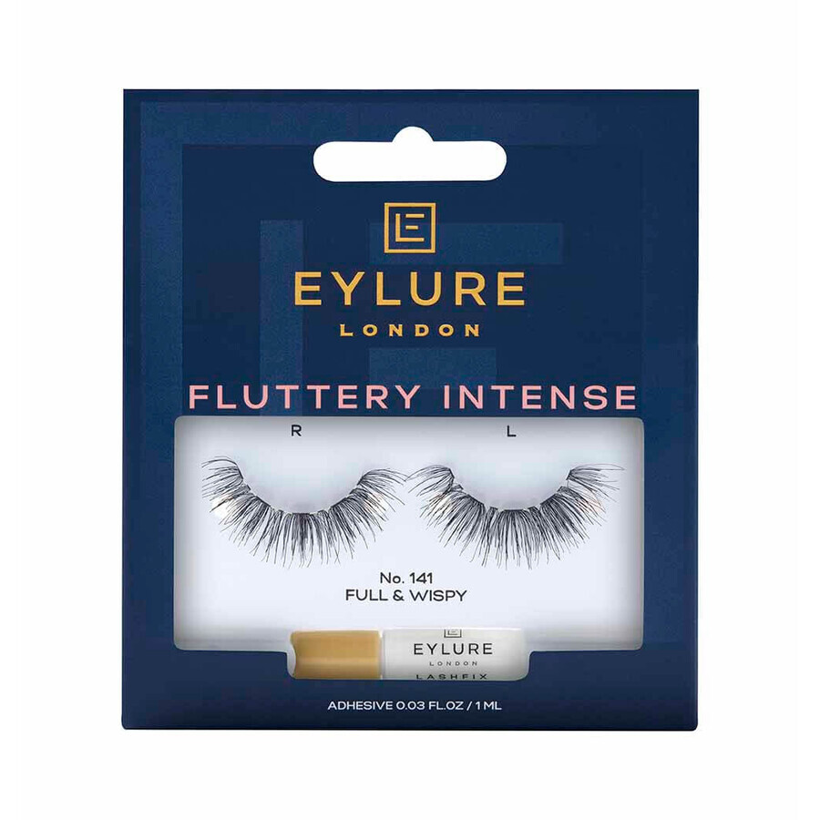 Eylure Fluttery Intense Lashes Kunstwimpers met lijm Nr. 141
