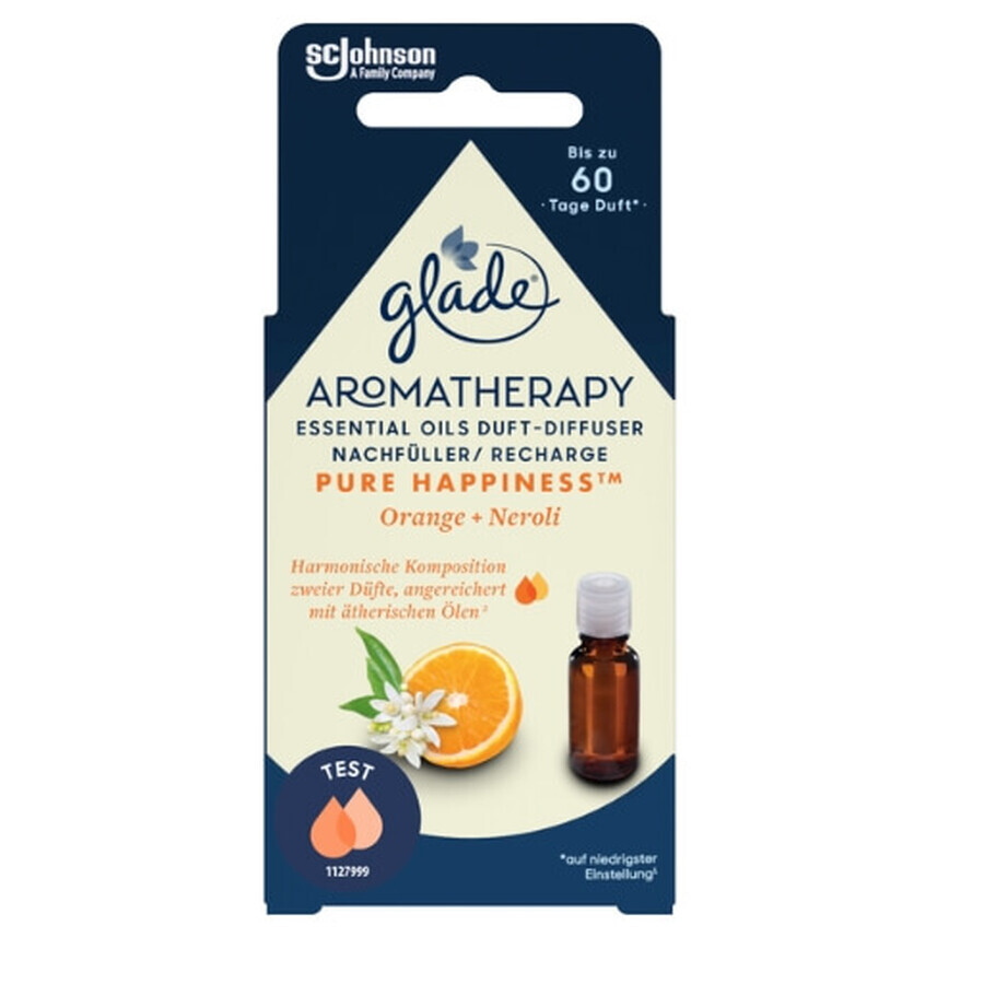 Glade, Felicità pura, olio essenziale, kit aromaterapia, 17,4 ml
