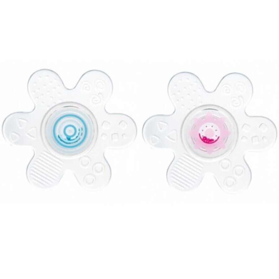 Canpol, Leurre en silicone avec hochet pour bébés, Star 56/143, 1 pc